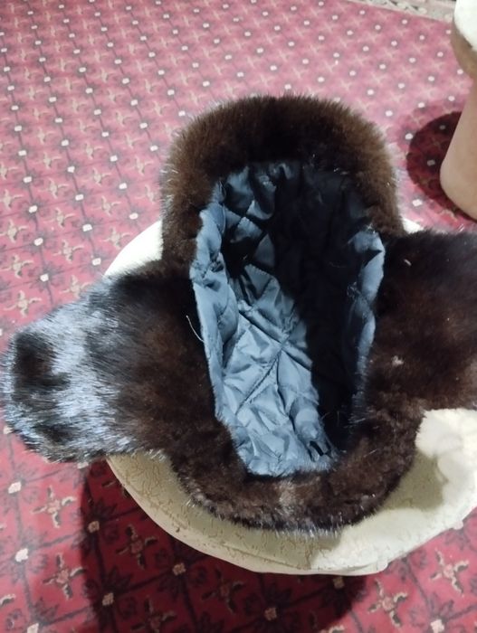 Женская шапка норка оригинал