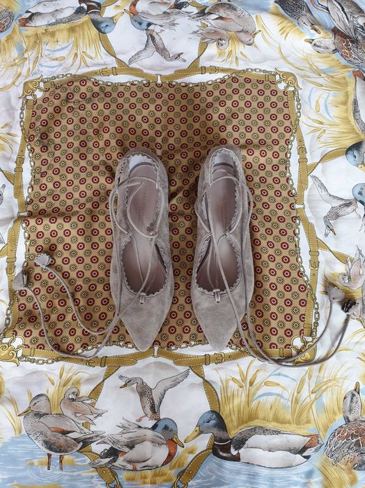 Balerini piele naturala Kennel & Schmenger Musette Massimo Dutti Zara