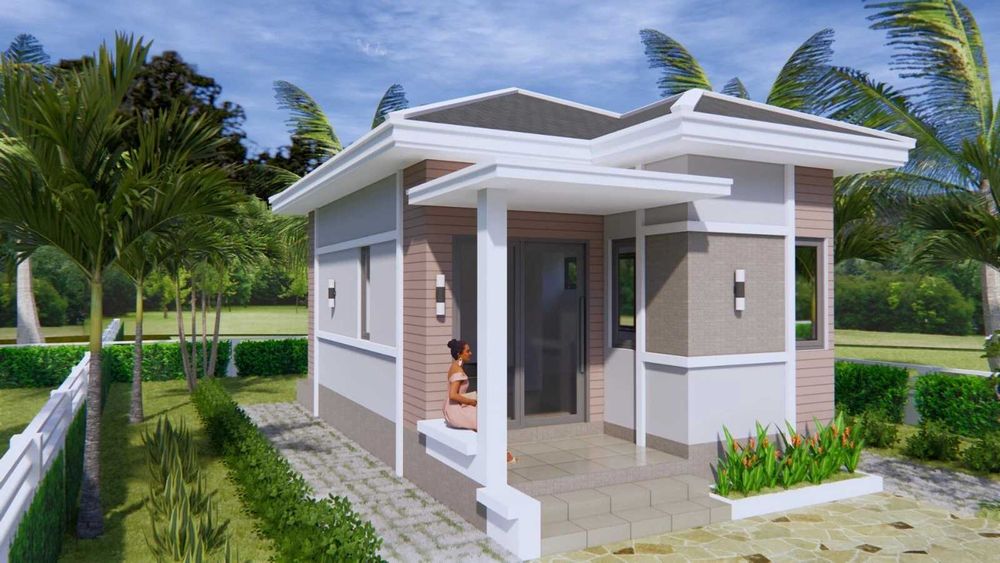 НА ИЗПЛАЩАНЕ - Луксозна сглобяема къща с 1 спалня, 34 кв. м