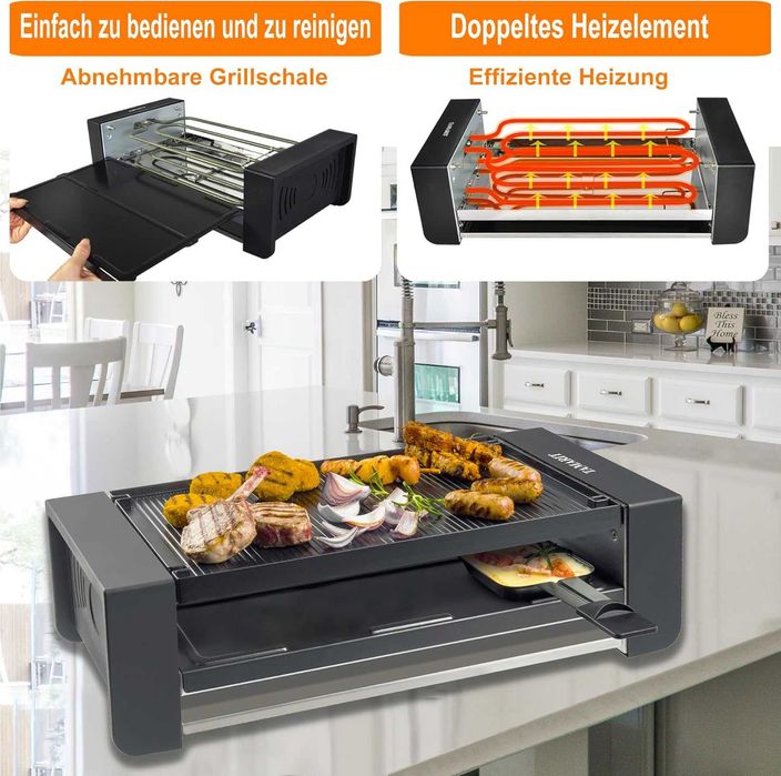 Раклет грил скара Tamarit 3in1 1500W, Гаранция