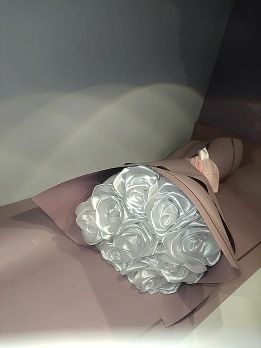 Атласные розочки