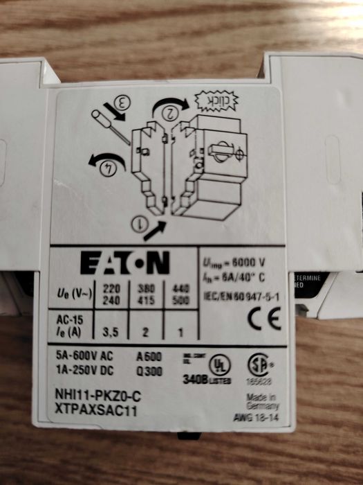 Intrerupator Protectie Motor PKZM0-1,6 -Eaton