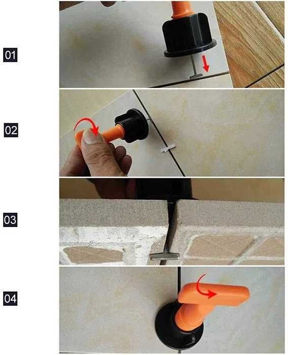 tije/spatiere inox refolosibile pentru gresie / faianta