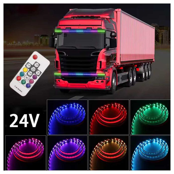 150 СМ 24V LED Диодна лента за камиони за външен монтаж