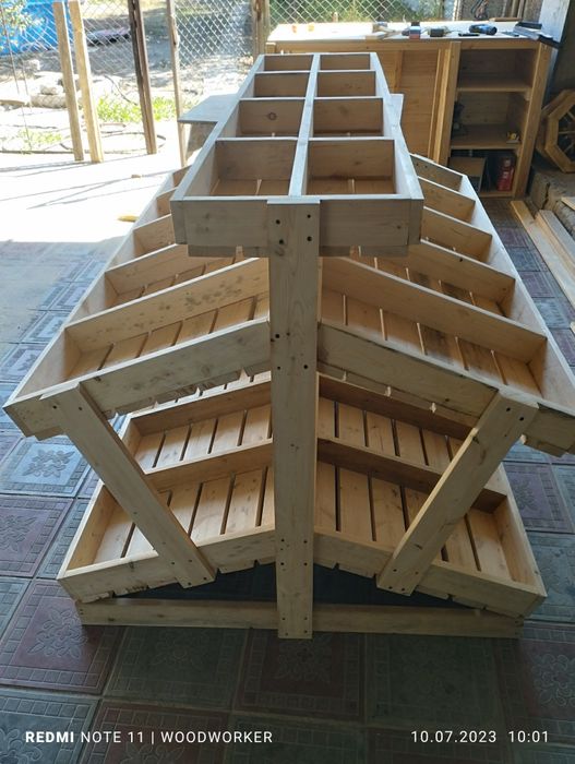 Овощные полки. Стеллажи