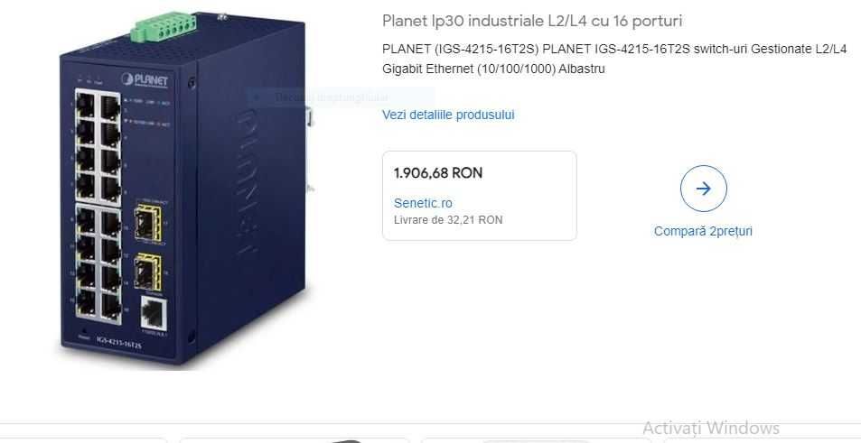 Switch Industrial L2/L4 16-Port 10/100/1000T + 2-Port 100/1000X SFP