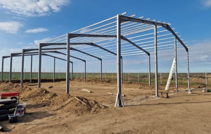 Vand hală metalică  10x30x4 din ipe de 220 cu tot cu montaj  sau fara