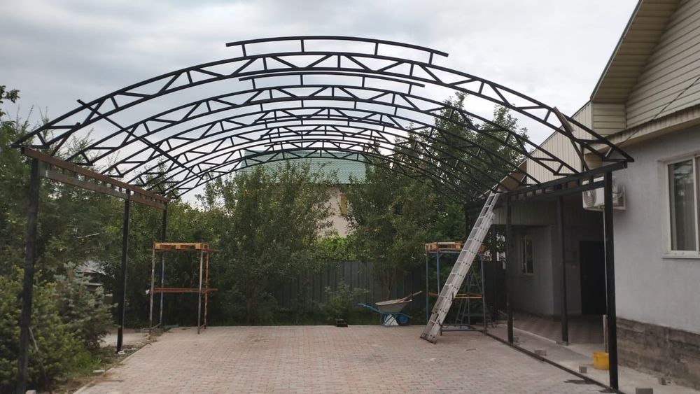 Продам ворота навес