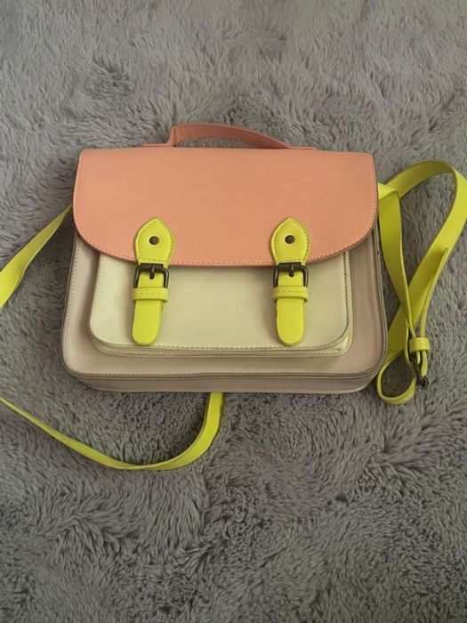 Geanta Bershka colorata, de vara, crossbody
