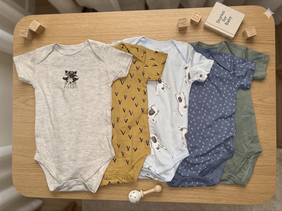 Детская одежда, боди для малышей от 3 до 12 месяцев