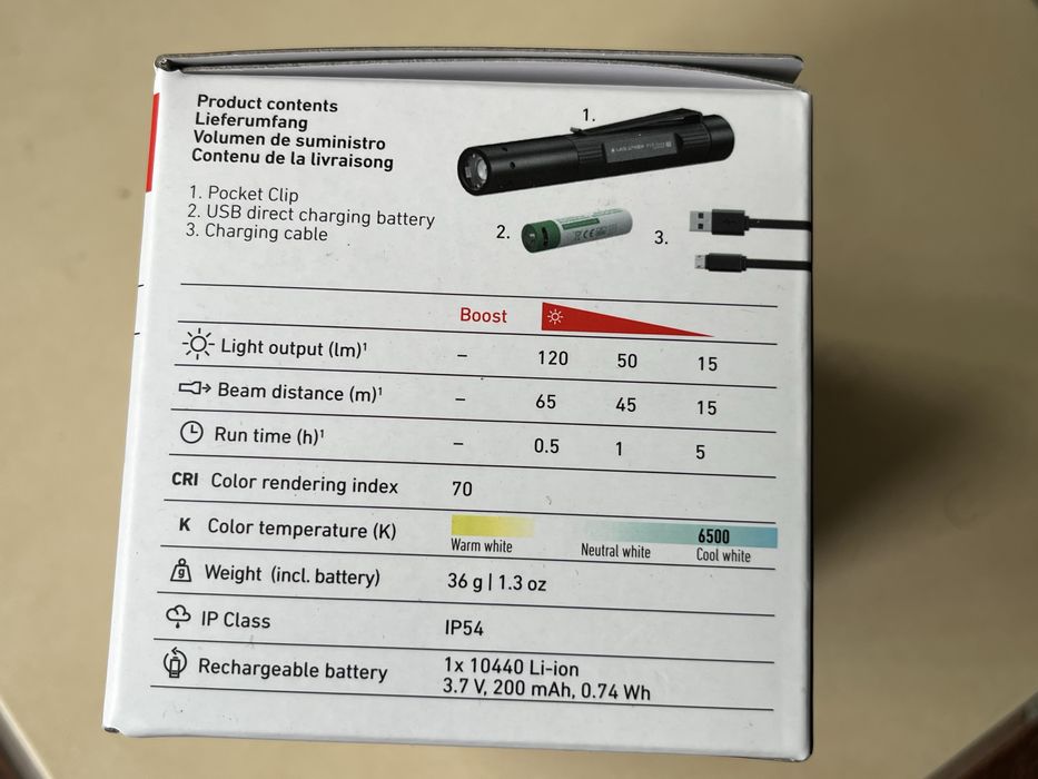 Lanterna Led Lenser P2R CORE