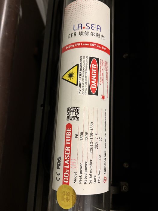 CO2 лазер за гравиране/рязане 130w 130х90см