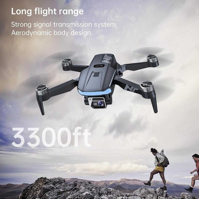 4K UHD GPS дрон с камера за възрастни N11 Pro – 90 минути време на полет (с 3 батерии)