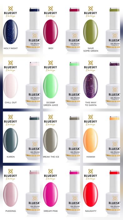 Нови гел лакове BLUESKY