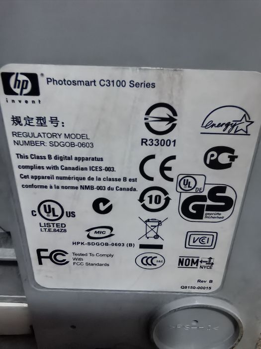 Hp photosmart C3183
