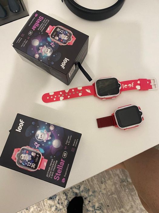 Детские gps часы leef stellar