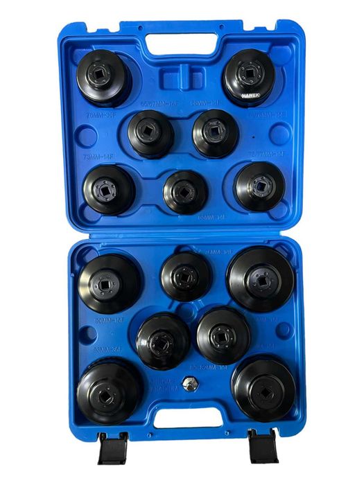 Комплект чашки за маслени филтри 15 части , HAWEK