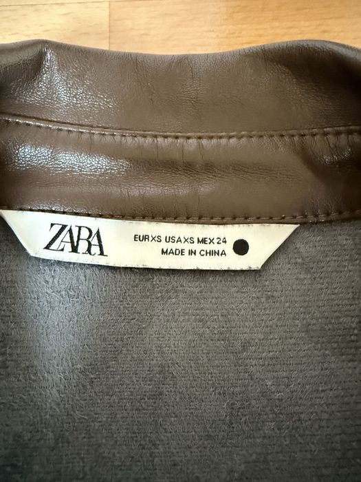 Дамски кожена рокля ZARA
