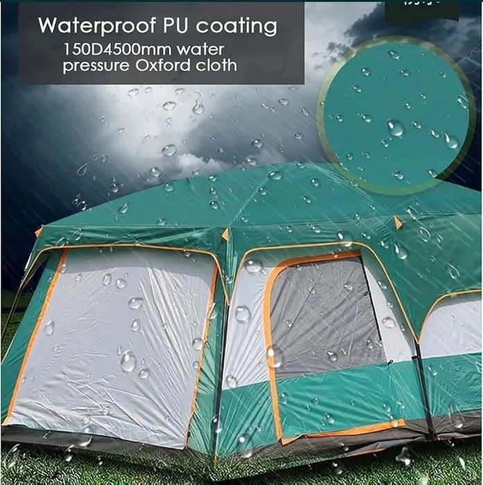 Палатка двухкомнатная автоматический 4-6 человек