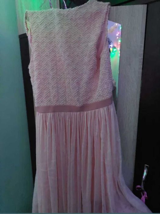 Rochie evenimente roz cu sclipici XXS/ XS