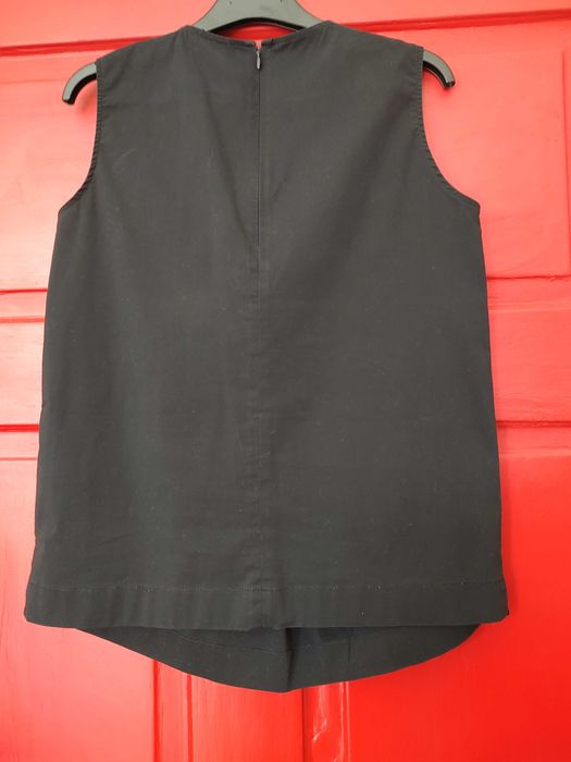 Top negru bumbac  , S