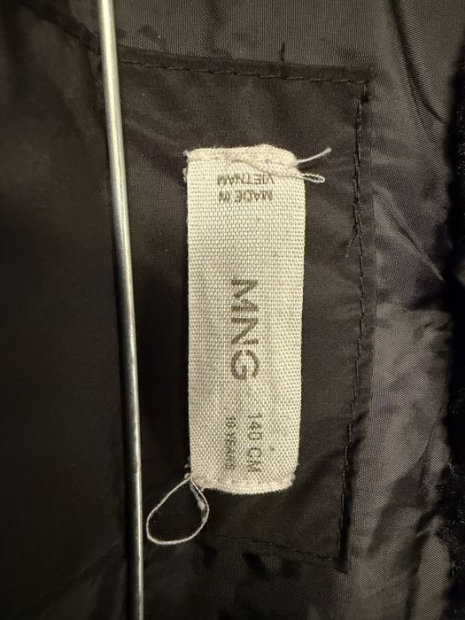 Детско зимно яке за момиче MNG (Mango) – гъши пух, размер 140