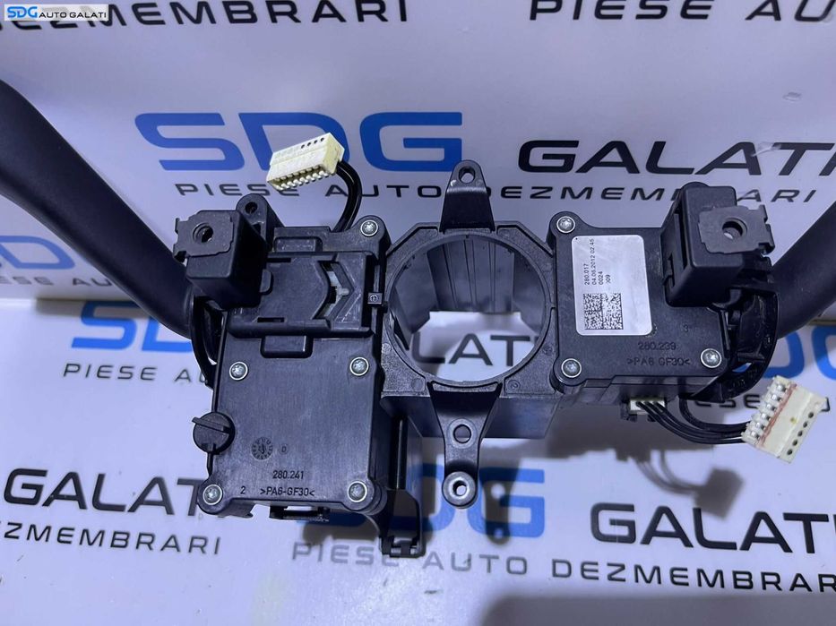 Ansamblu Maneta Manete Semnalizare Stergatoare Volkswagen Passat B7 Berlina Sedan 2010 - 2015 Cod 3C5953501BF 3C5953502 [L8339]