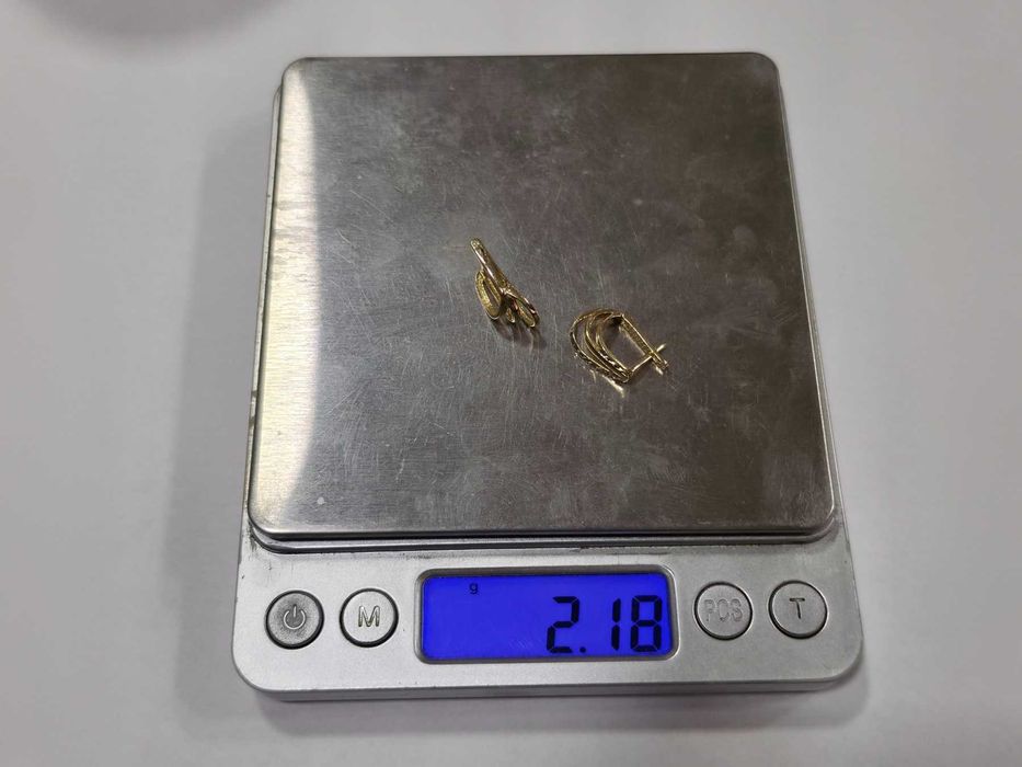 Дамски златни обеци 14К 585 / 2,18 гр.