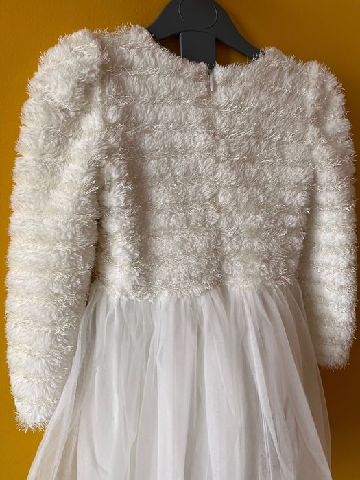 Рокля от плетиво и тюл на  Zinc - 104см