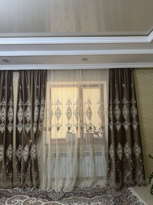 Продам шторы с тюлью