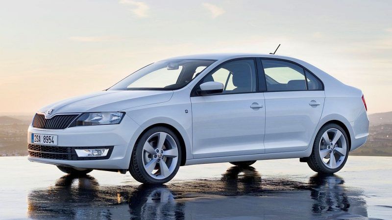 Бампер на Skoda Rapid 13- Шкода Рапид 13-