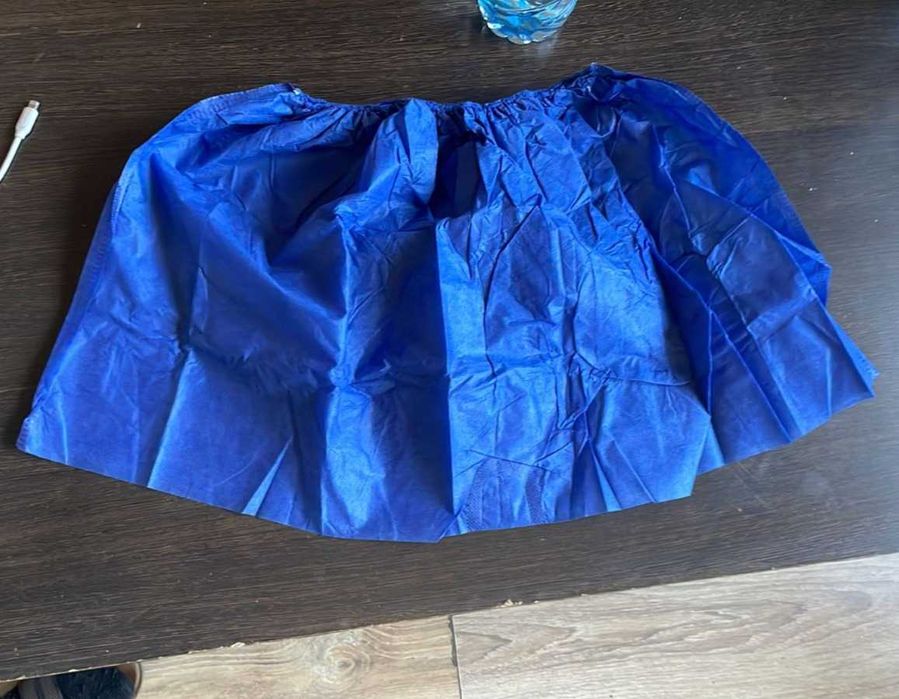 Трусики-шорты одноразовые спанбонд, синие, 30 г/м², на резинке