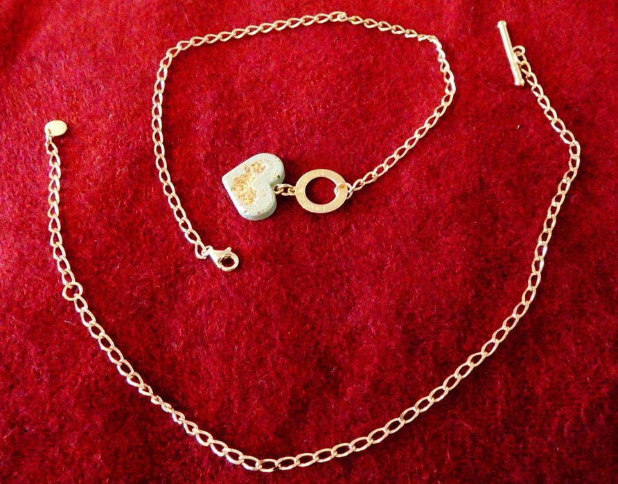 Марково сребърно колие 925,гривна,розово злато.