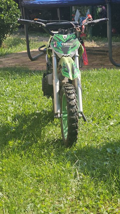 Motocicleta Cross 49cc DirtBike Enduro Ultra Moto copii verde