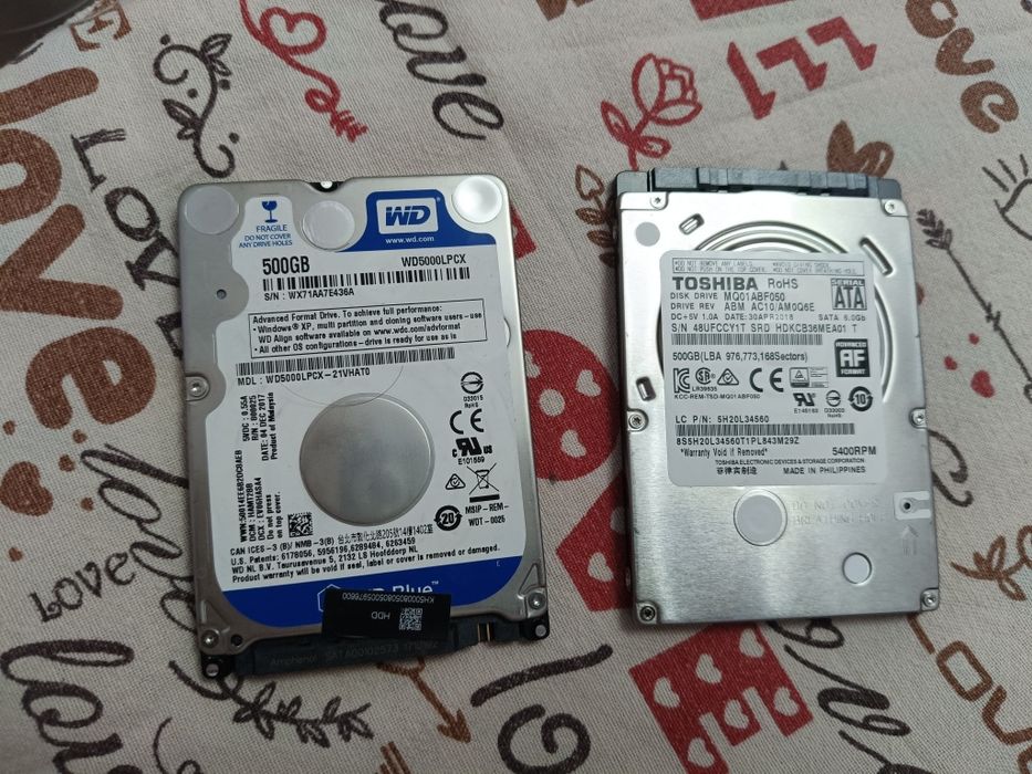 Продам  жёсткий диск HDD 500 GB