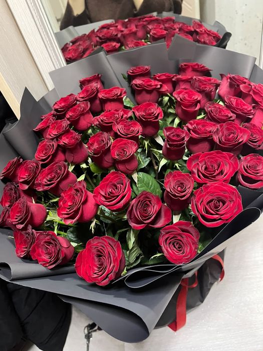 Роза свежие букет из 51 роз