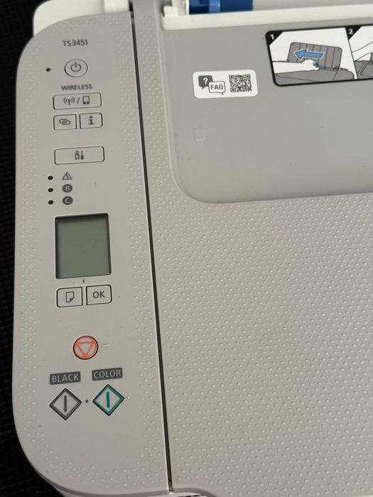 Imprimanta Canon Pixma TS3451 Color Multifunctional Inkjet cu WIFI