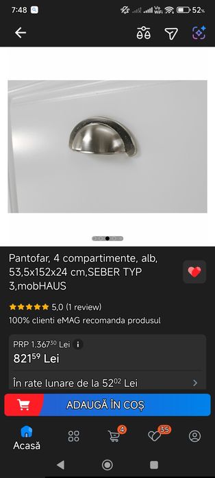 Pantofar Seber Typ 3 doua bucati