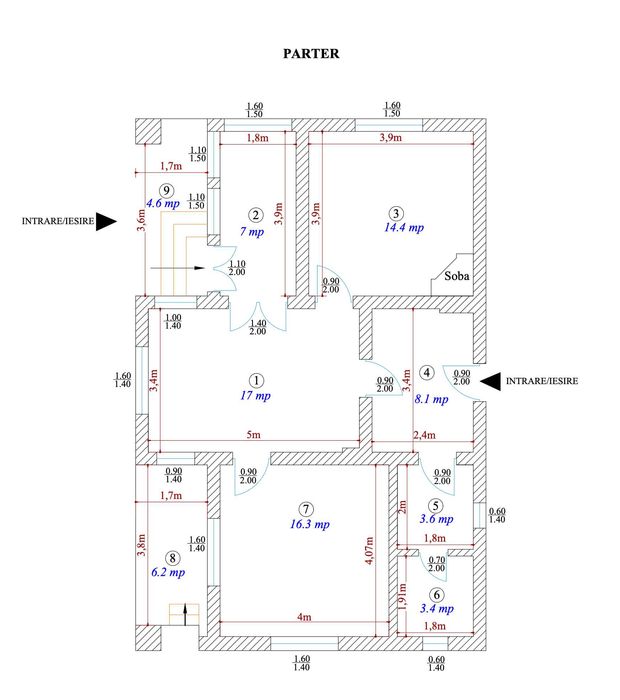 Casă solidă P+E, 6 camere, teren 953 mp, Bicaz-Chei (Neamț). Direct de la proprietar