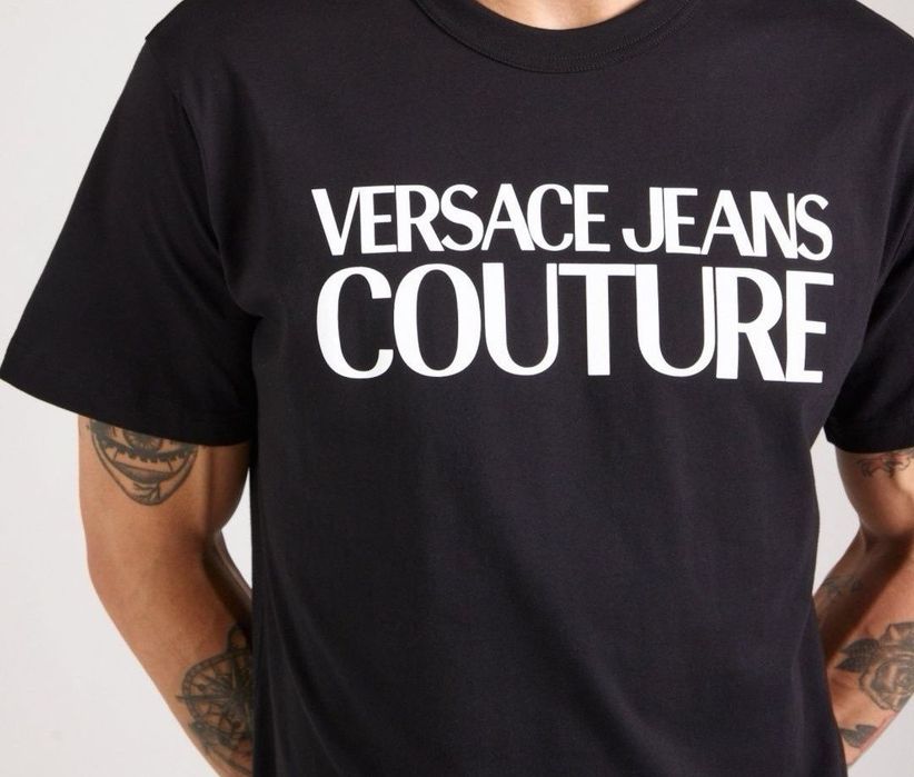 Tricou Versace Jeans Couture, Bumbac 100 %, calitate Premium