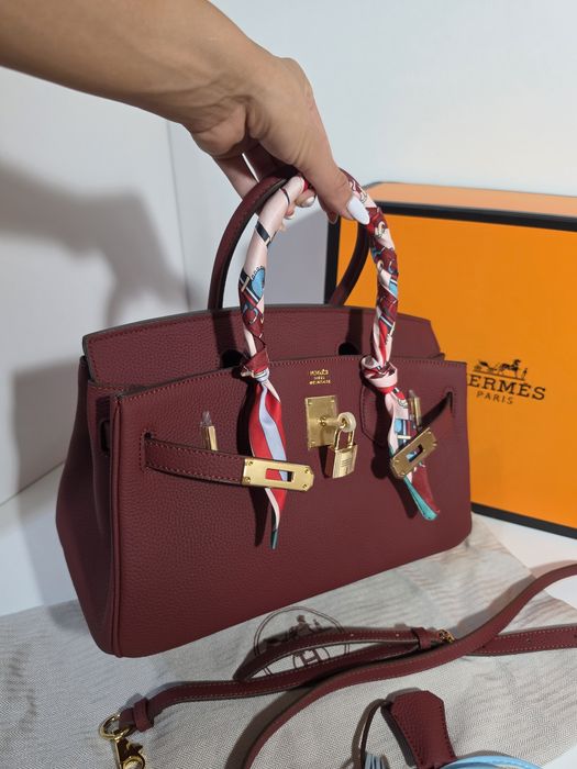 Налична чанта Hermes Birkin Rouge H