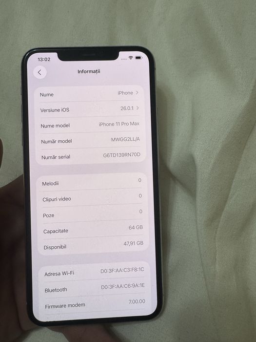 iPhone 11 Pro Max bat.90%