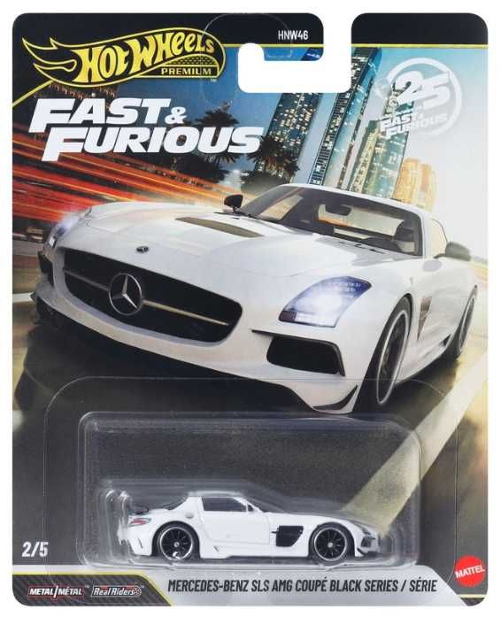 Hot Wheels Premium Fast & Furious Mercedes-Benz SLS AMG Coupe Black Series