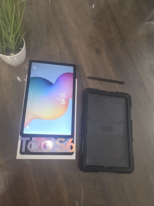 Tableta Samsung Galxy Tab S6 lite, editie 2024 128GB+ Husa  Shockproof Armor