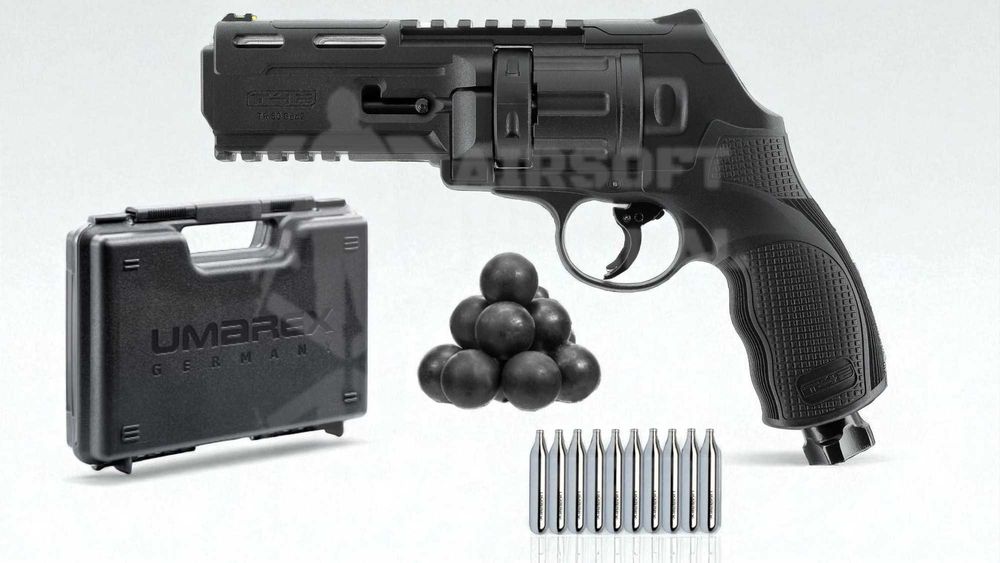 Super pret Pistol Paintball 13j putere +cadou bile CO2 cutie speciala
