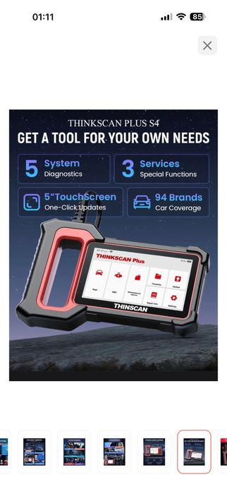 ThinkCar мультимарочный Plus s4