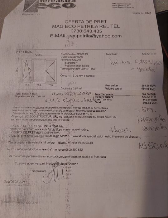 Vand Geamuri termopan