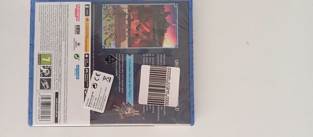 Неразопакована игра Майнкрафт за ps5