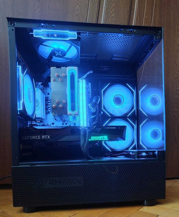 Геймърски компютър Ryzen 5 5600, GeForce RTX 3060ti, 32gb ddr4, 1tb ssd