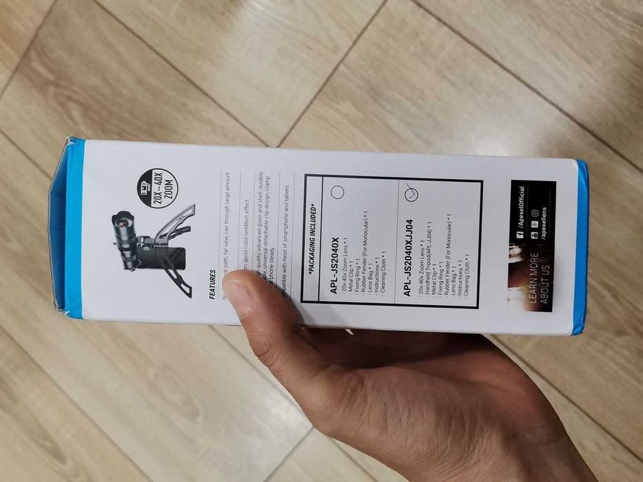 Телеобектив Apexel, С 40 -кратно увеличение